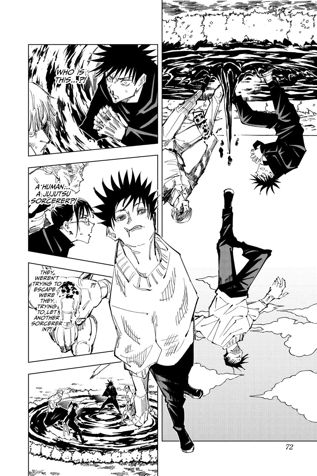 Jujutsu Kaisen Manga Chapter 110 page 2 - The Shibuya Incident, Part 28 scene