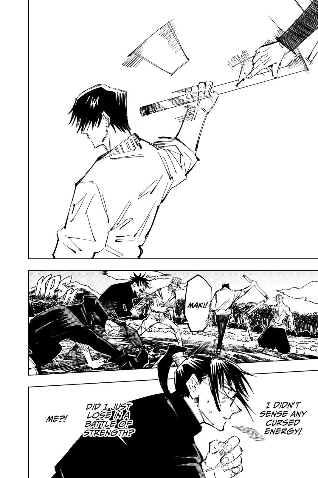 Jujutsu Kaisen Manga Chapter 110 page 4 - The Shibuya Incident, Part 28 scene