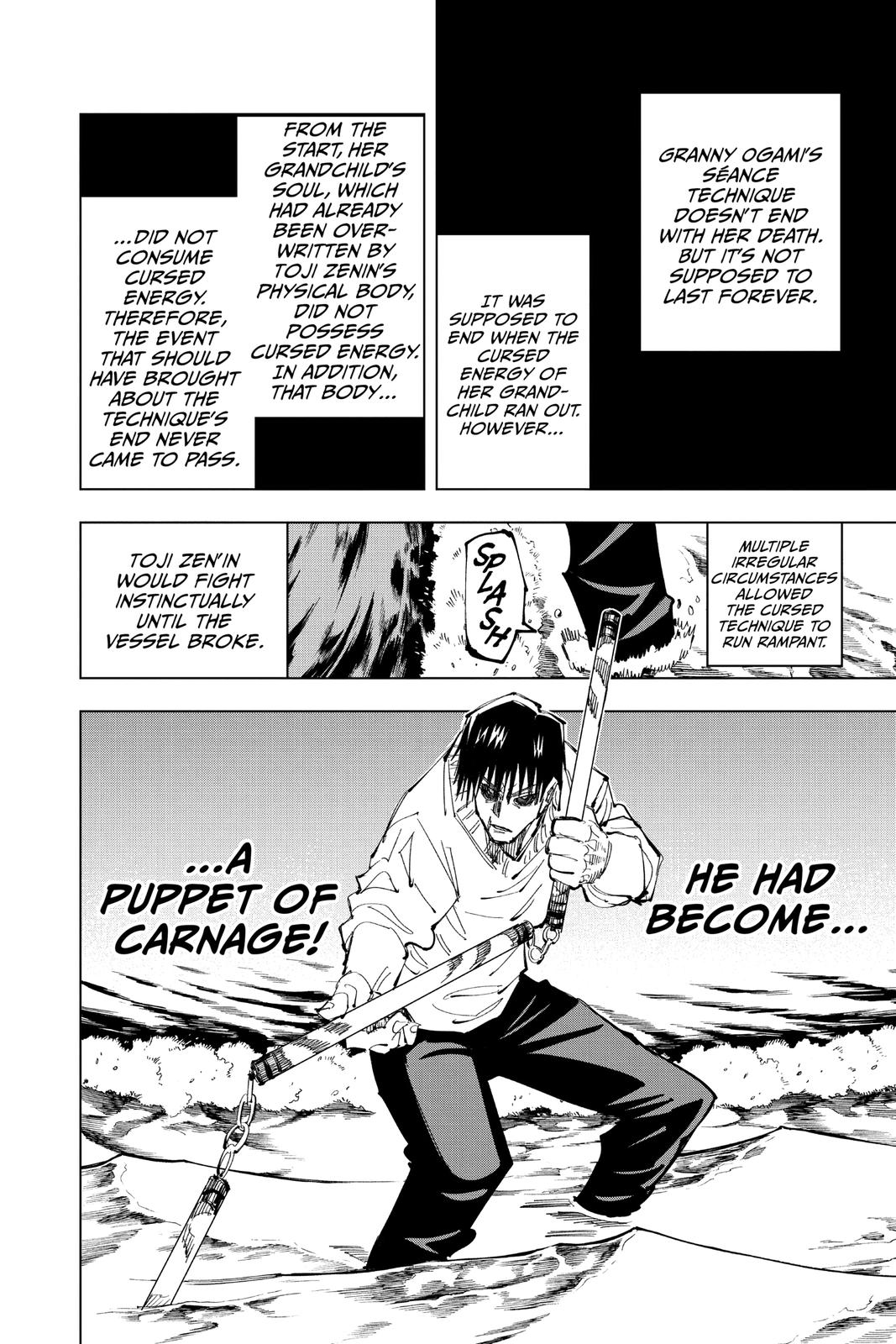 Jujutsu Kaisen Manga Chapter 110 page 6 - The Shibuya Incident, Part 28 scene