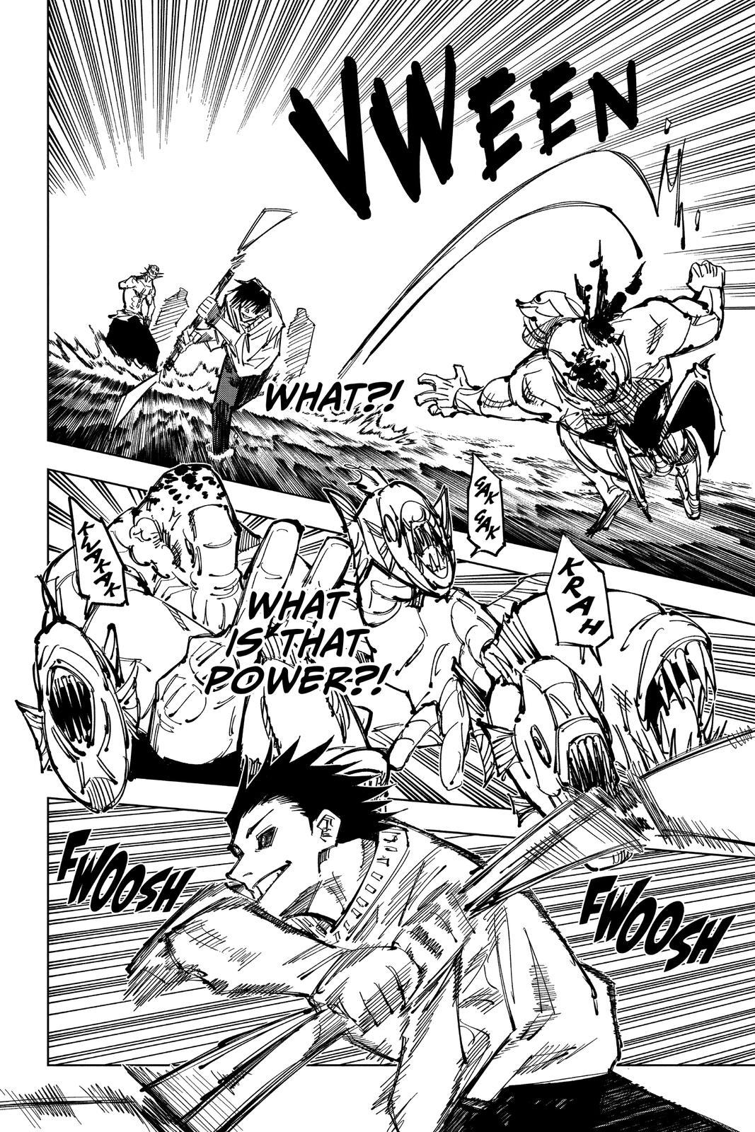 Jujutsu Kaisen Manga Chapter 110 page 9 - The Shibuya Incident, Part 28 scene