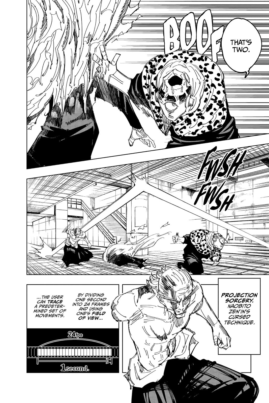 Jujutsu Kaisen Manga Chapter 111 page 12 - The Shibuya Incident, Part 29 scene