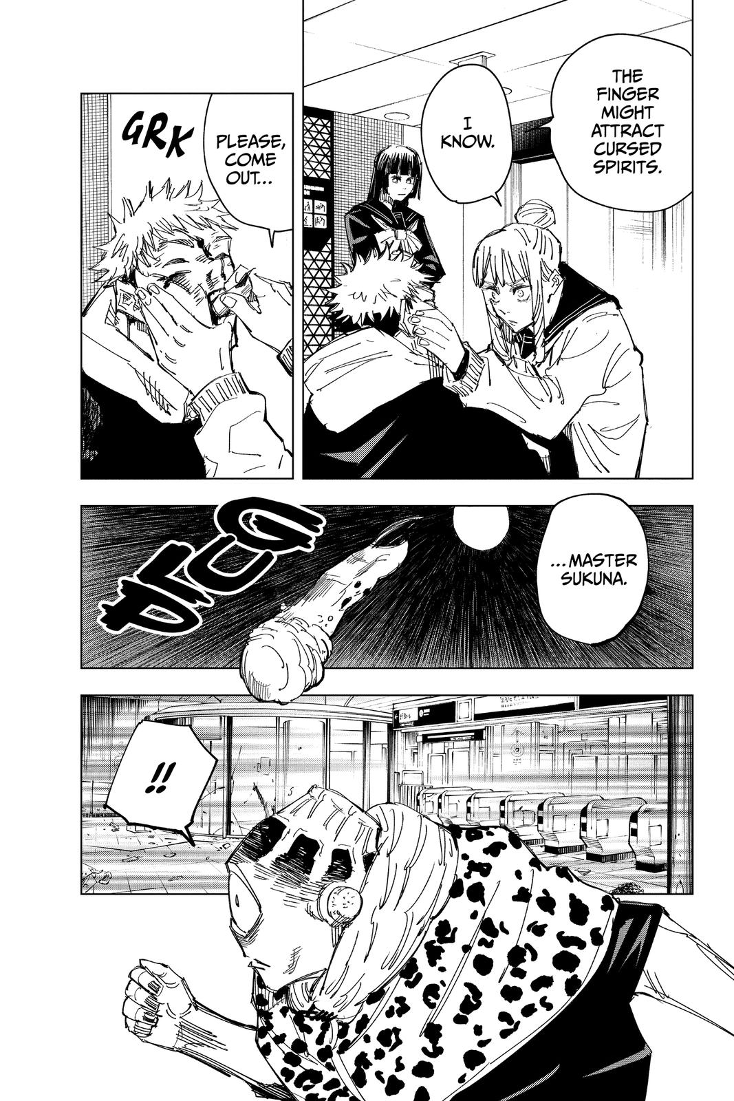 Jujutsu Kaisen Manga Chapter 111 page 17 - The Shibuya Incident, Part 29 scene