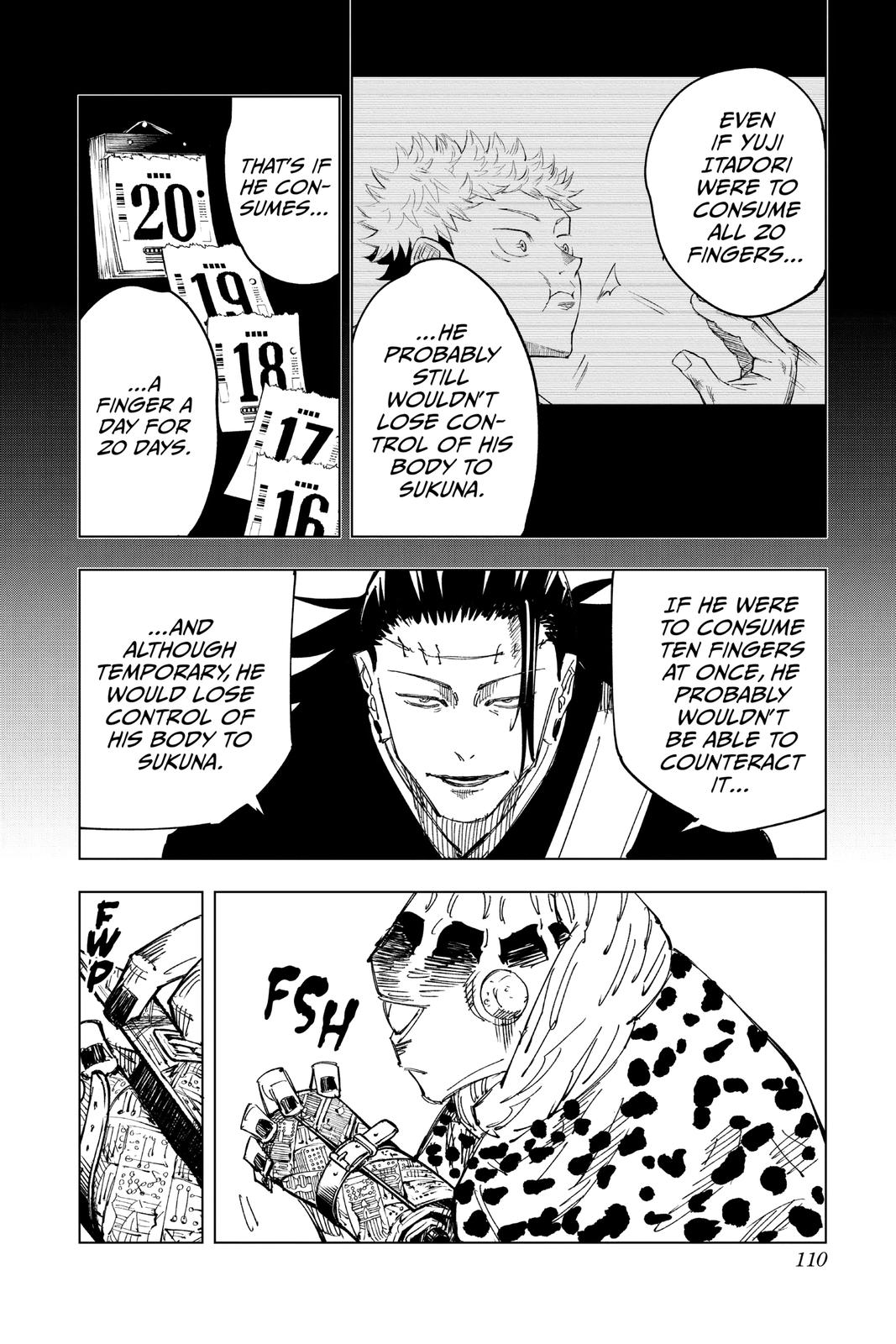 Jujutsu Kaisen Manga Chapter 111 page 20 - The Shibuya Incident, Part 29 scene