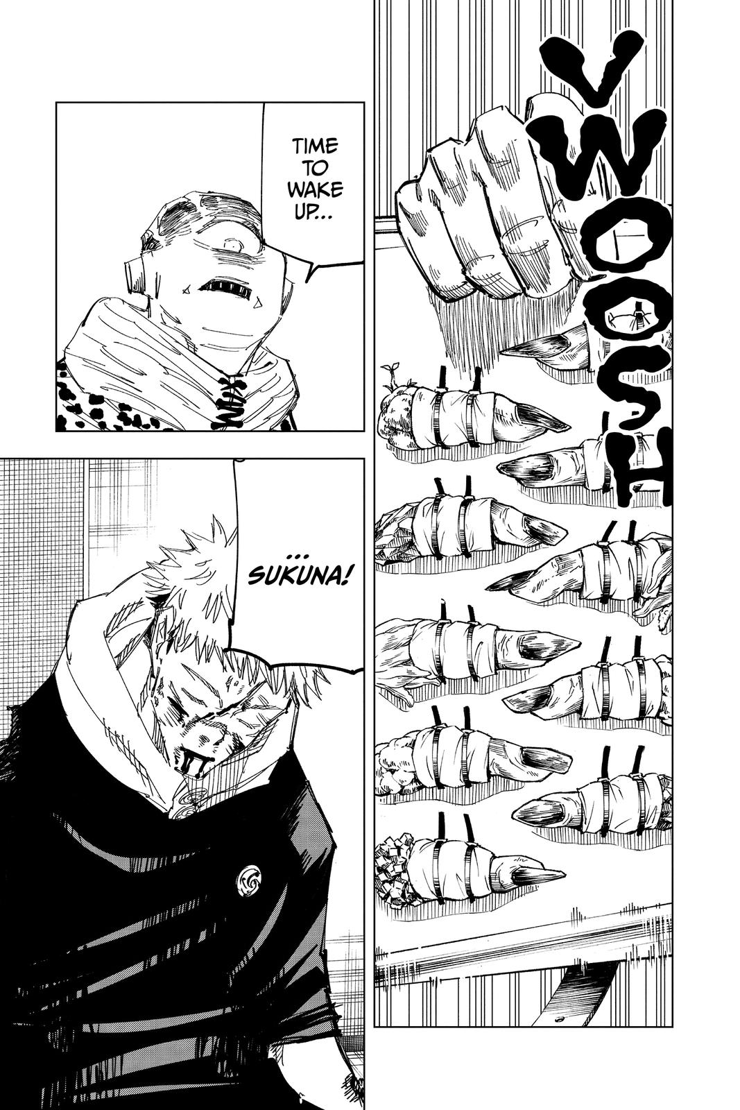 Jujutsu Kaisen Manga Chapter 111 page 21 - The Shibuya Incident, Part 29 scene