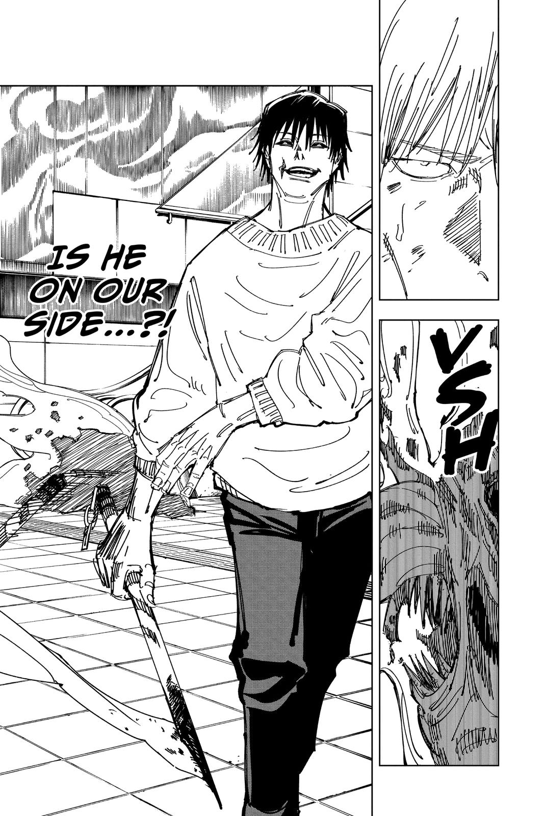 Jujutsu Kaisen Manga Chapter 111 page 5 - The Shibuya Incident, Part 29 scene