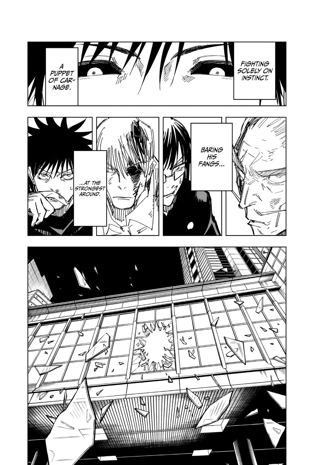 Jujutsu Kaisen Manga Chapter 111 page 6 - The Shibuya Incident, Part 29 scene