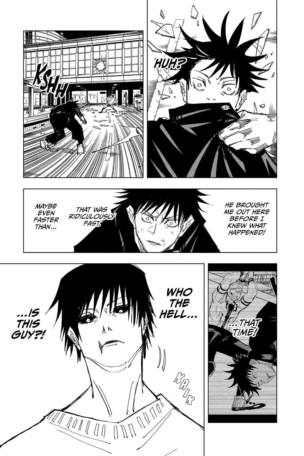 Jujutsu Kaisen Manga Chapter 111 page 7 - The Shibuya Incident, Part 29 scene