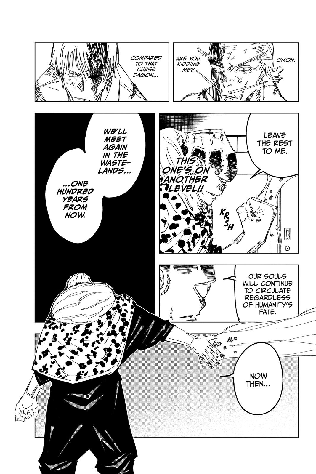 Jujutsu Kaisen Manga Chapter 111 page 9 - The Shibuya Incident, Part 29 scene