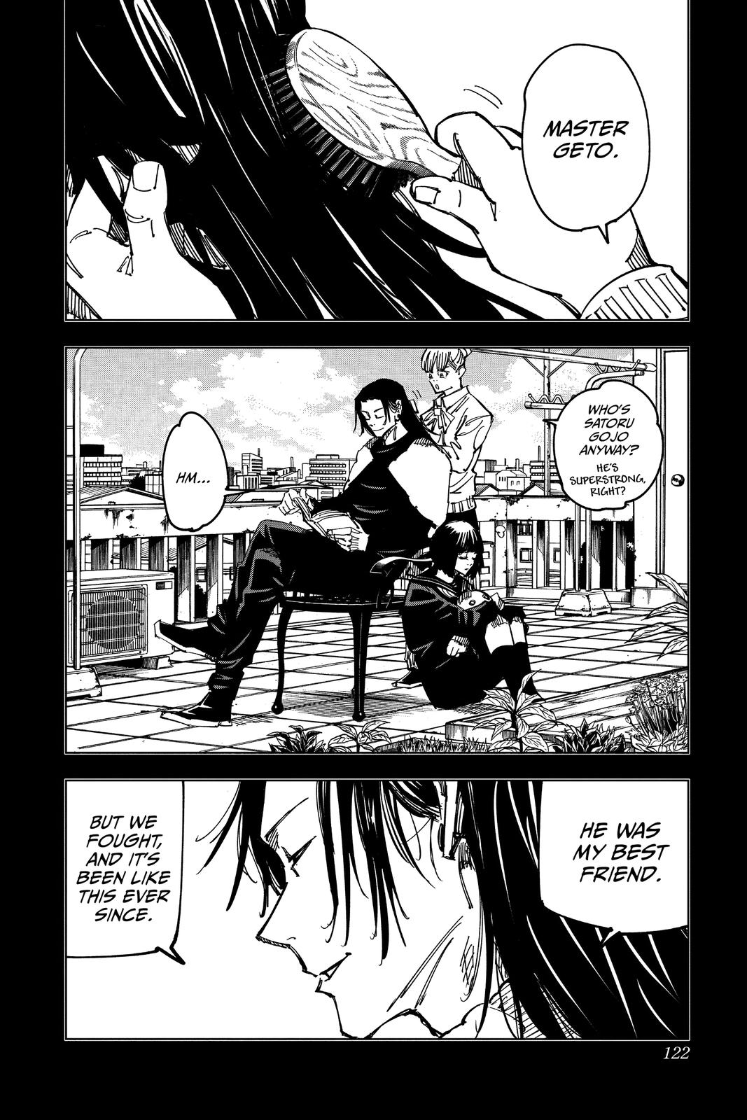 Jujutsu Kaisen Manga Chapter 112 page 10 - The Shibuya Incident, Part 30 scene