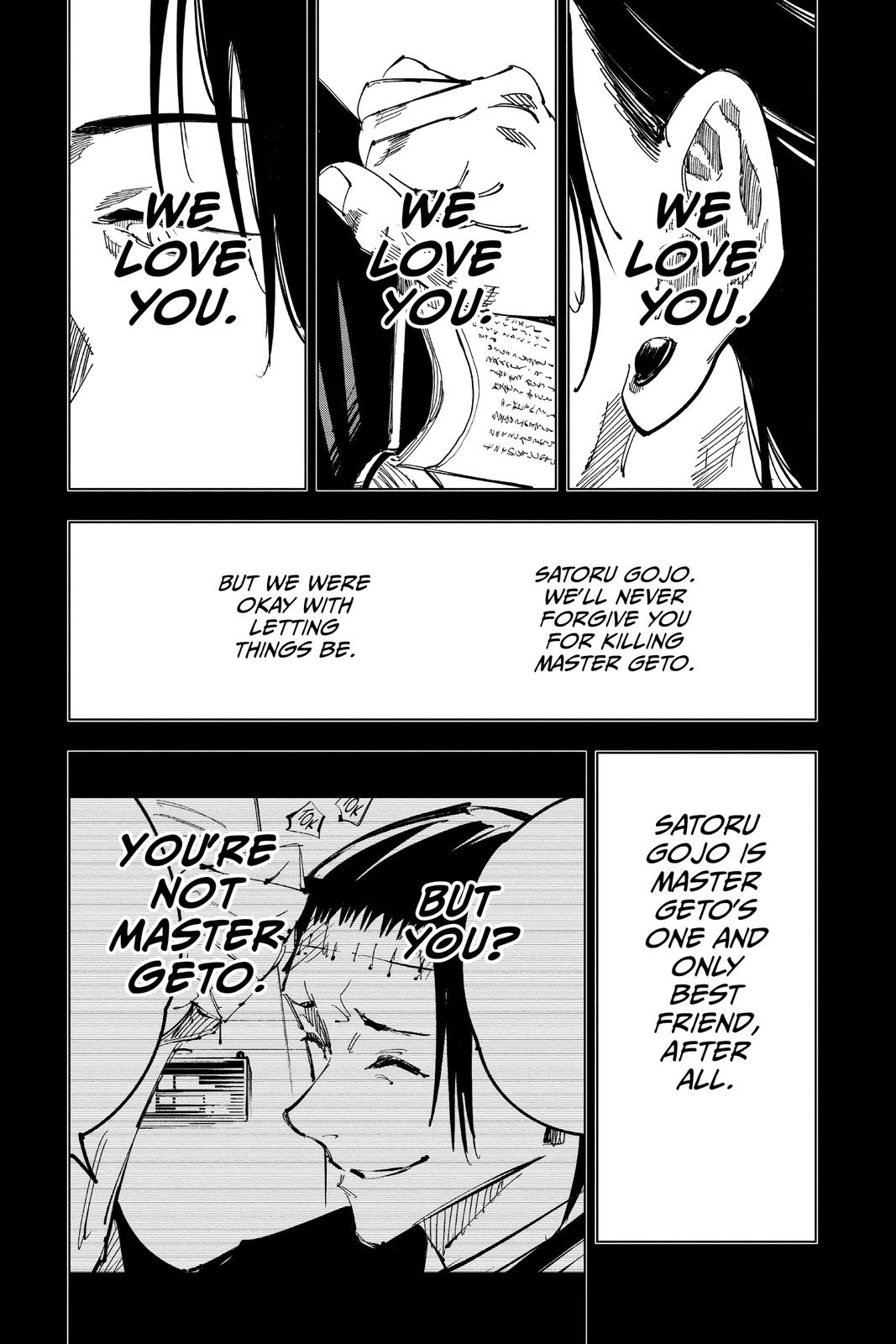 Jujutsu Kaisen Manga Chapter 112 page 11 - The Shibuya Incident, Part 30 scene