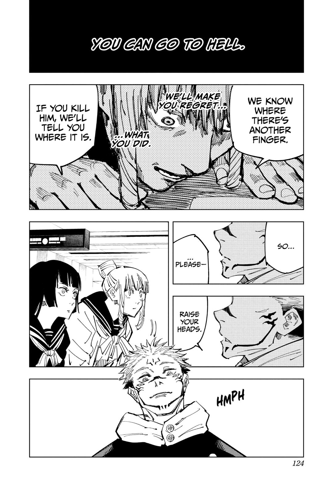 Jujutsu Kaisen Manga Chapter 112 page 12 - The Shibuya Incident, Part 30 scene