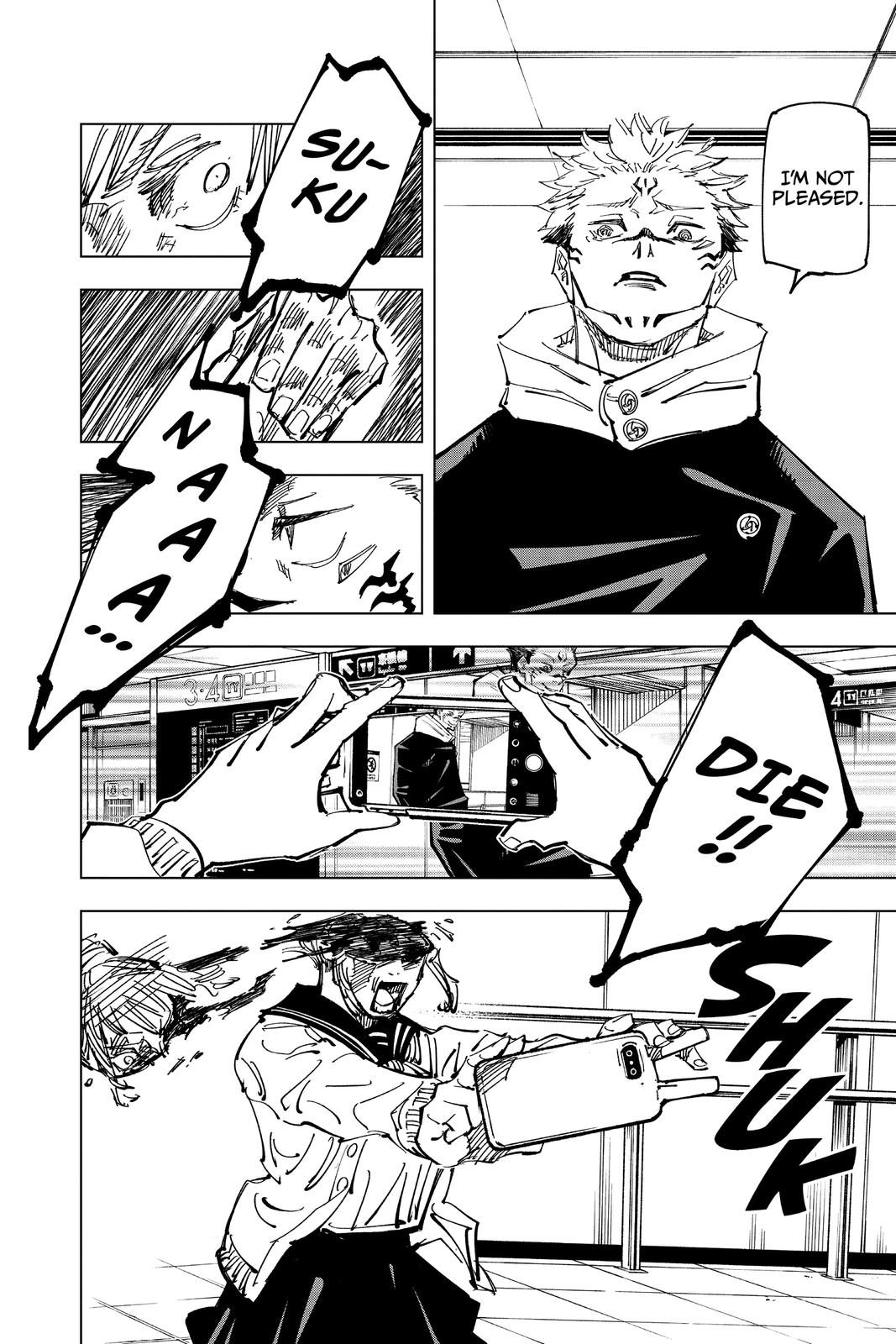 Jujutsu Kaisen Manga Chapter 112 page 14 - The Shibuya Incident, Part 30 scene
