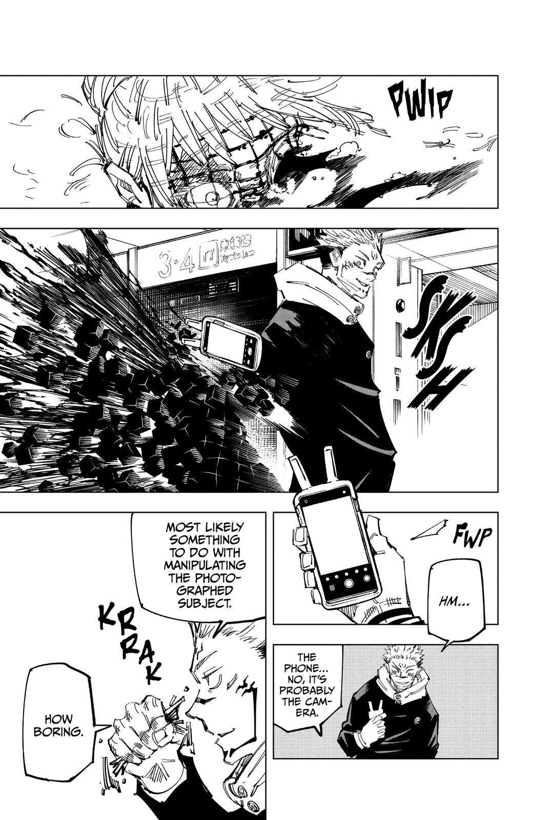 Jujutsu Kaisen Manga Chapter 112 page 15 - The Shibuya Incident, Part 30 scene
