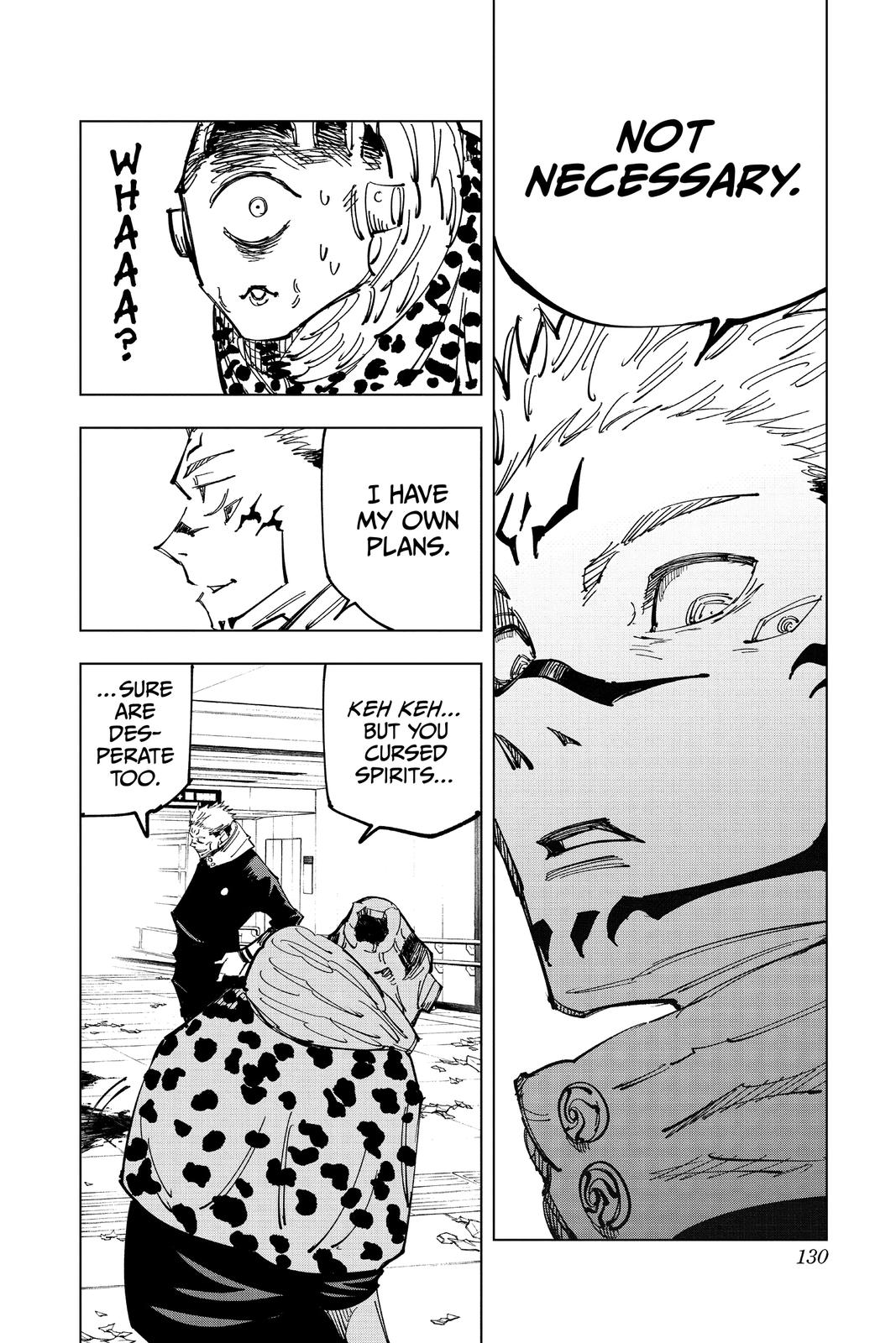 Jujutsu Kaisen Manga Chapter 112 page 18 - The Shibuya Incident, Part 30 scene