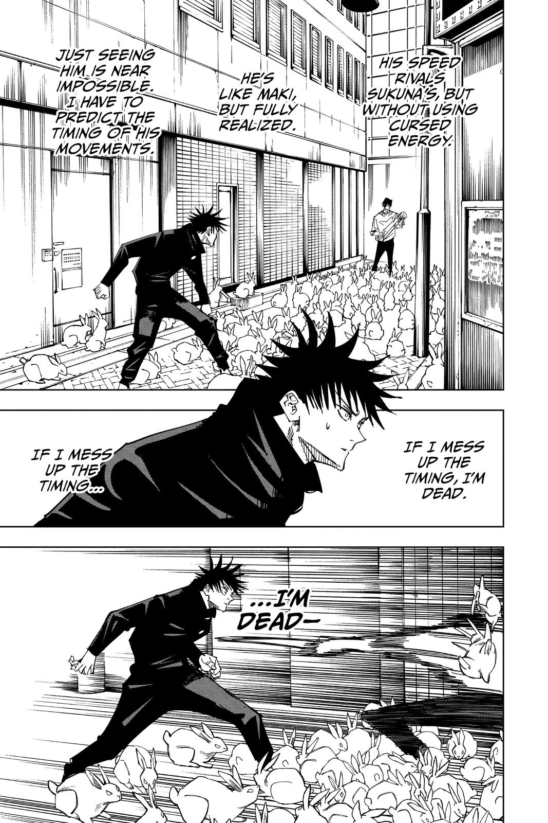 Jujutsu Kaisen Manga Chapter 113 page 10 - The Shibuya Incident, Part 31 scene