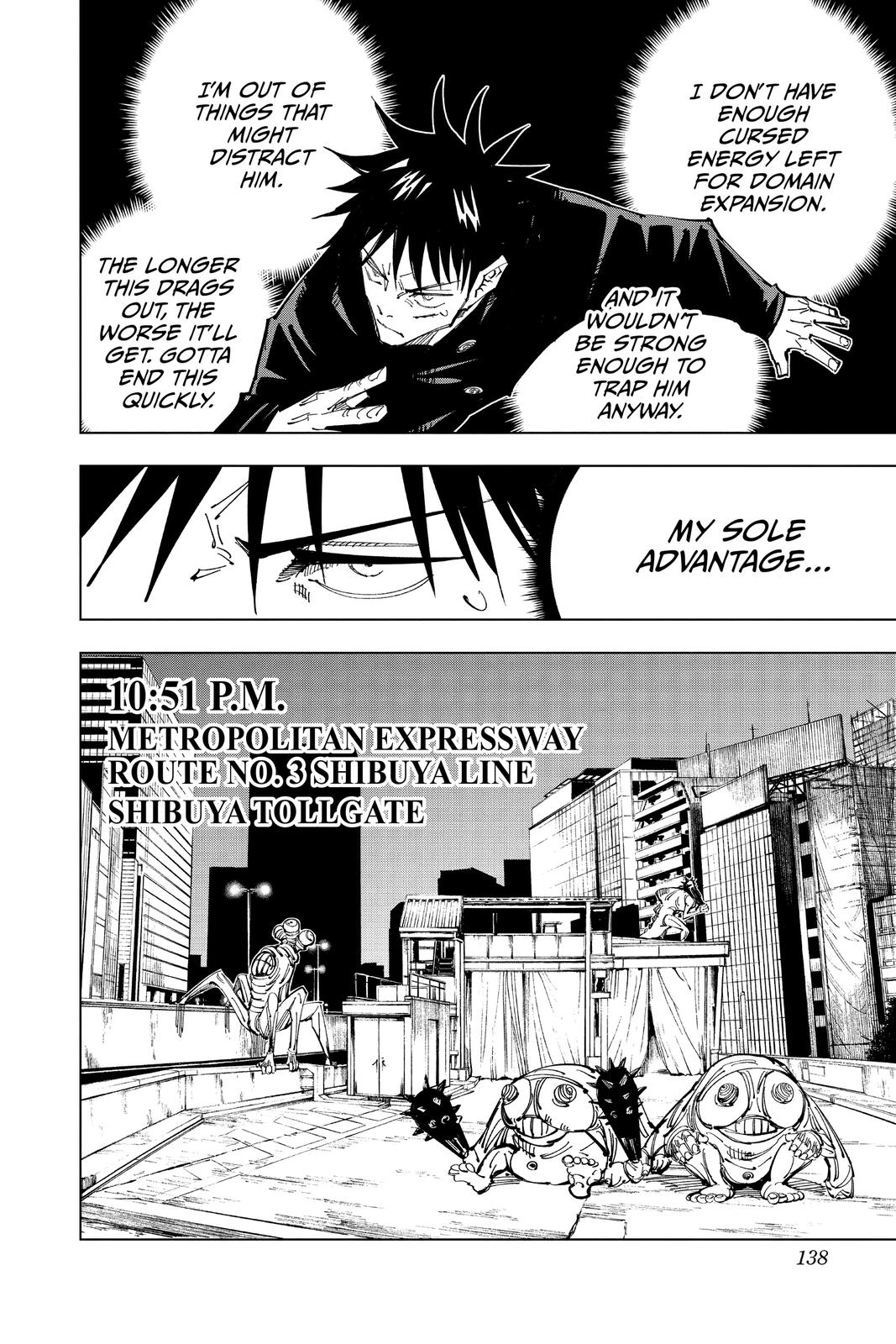 Jujutsu Kaisen Manga Chapter 113 page 5 - The Shibuya Incident, Part 31 scene
