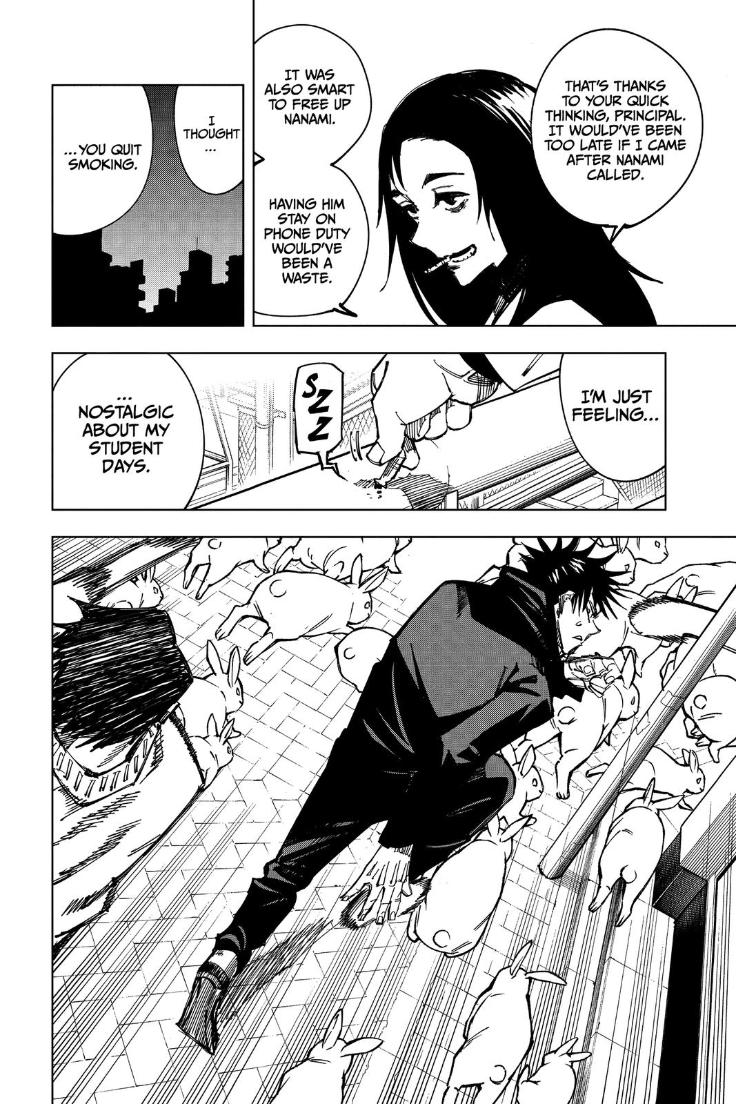 Jujutsu Kaisen Manga Chapter 113 page 7 - The Shibuya Incident, Part 31 scene