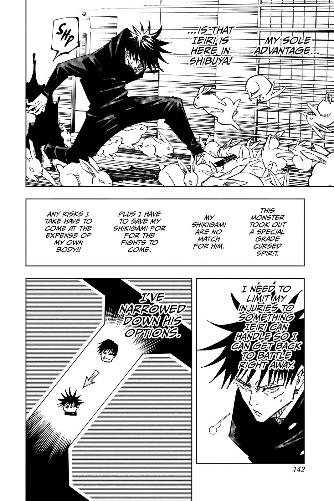 Jujutsu Kaisen Manga Chapter 113 page 9 - The Shibuya Incident, Part 31 scene