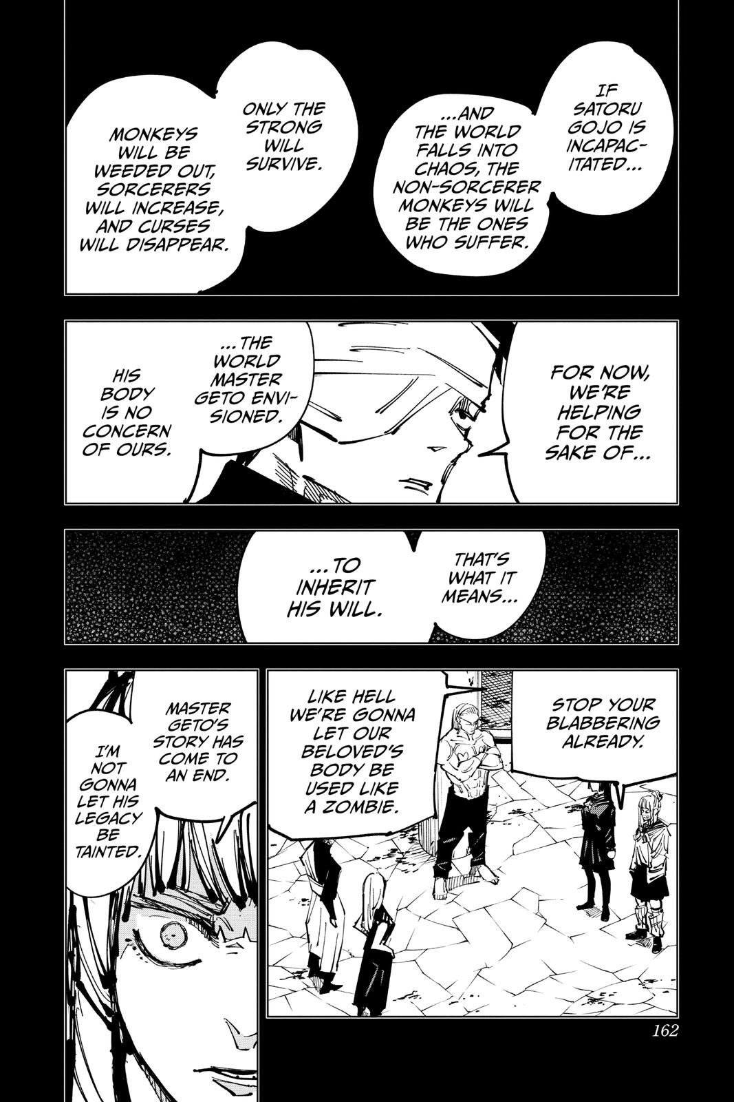 Jujutsu Kaisen Manga Chapter 114 page 10 - The Shibuya Incident, Part 32 scene