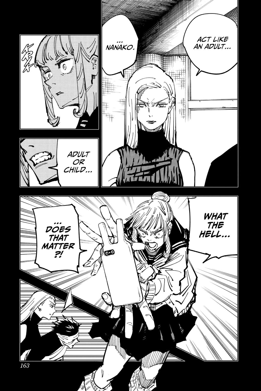 Jujutsu Kaisen Manga Chapter 114 page 11 - The Shibuya Incident, Part 32 scene
