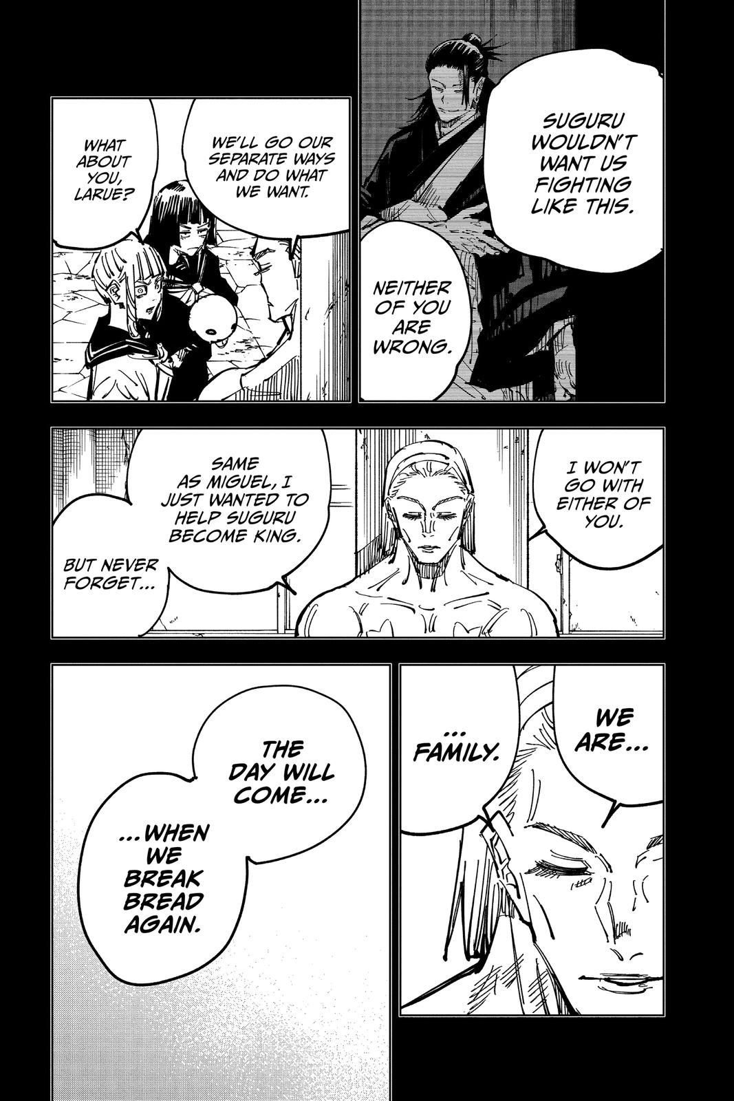 Jujutsu Kaisen Manga Chapter 114 page 13 - The Shibuya Incident, Part 32 scene