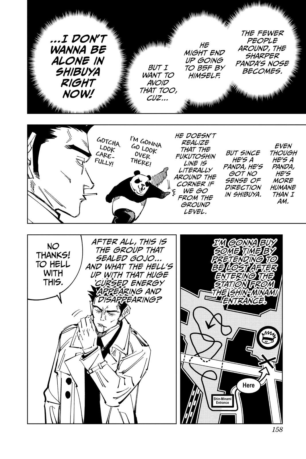 Jujutsu Kaisen Manga Chapter 114 page 6 - The Shibuya Incident, Part 32 scene