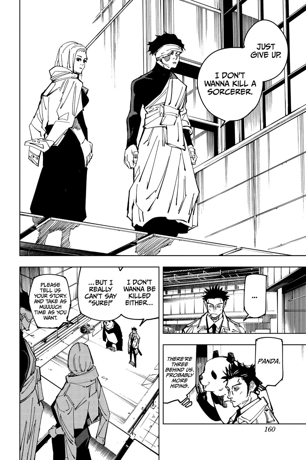 Jujutsu Kaisen Manga Chapter 114 page 8 - The Shibuya Incident, Part 32 scene