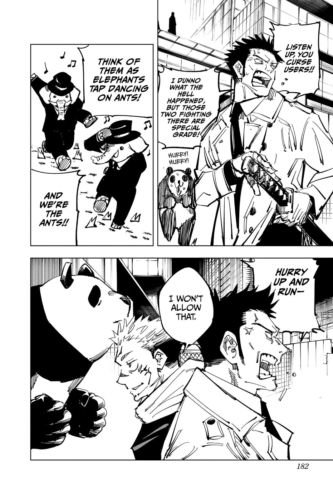 Jujutsu Kaisen Manga Chapter 115 page 10 - The Shibuya Incident, Part 33 scene