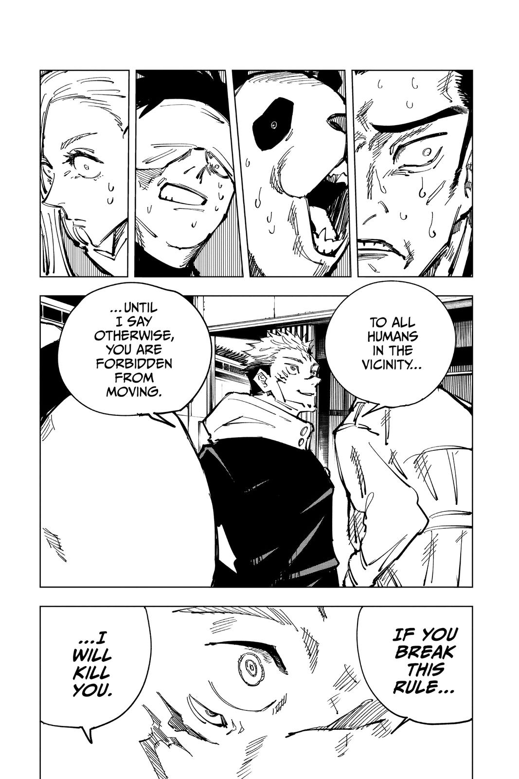 Jujutsu Kaisen Manga Chapter 115 page 11 - The Shibuya Incident, Part 33 scene