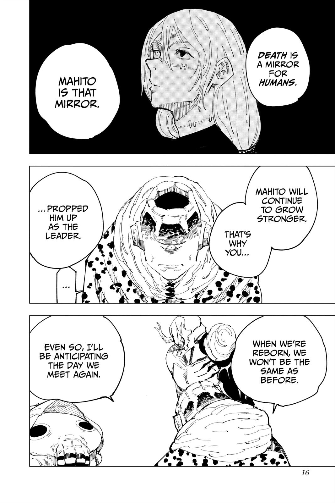 Jujutsu Kaisen Manga Chapter 116 page 14 - The Shibuya Incident, Part 34 scene