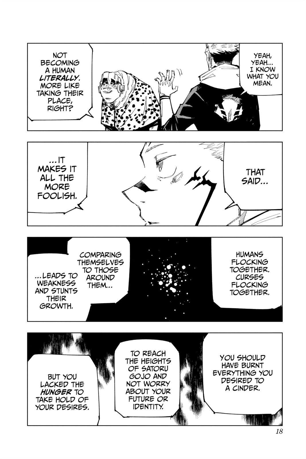 Jujutsu Kaisen Manga Chapter 116 page 16 - The Shibuya Incident, Part 34 scene