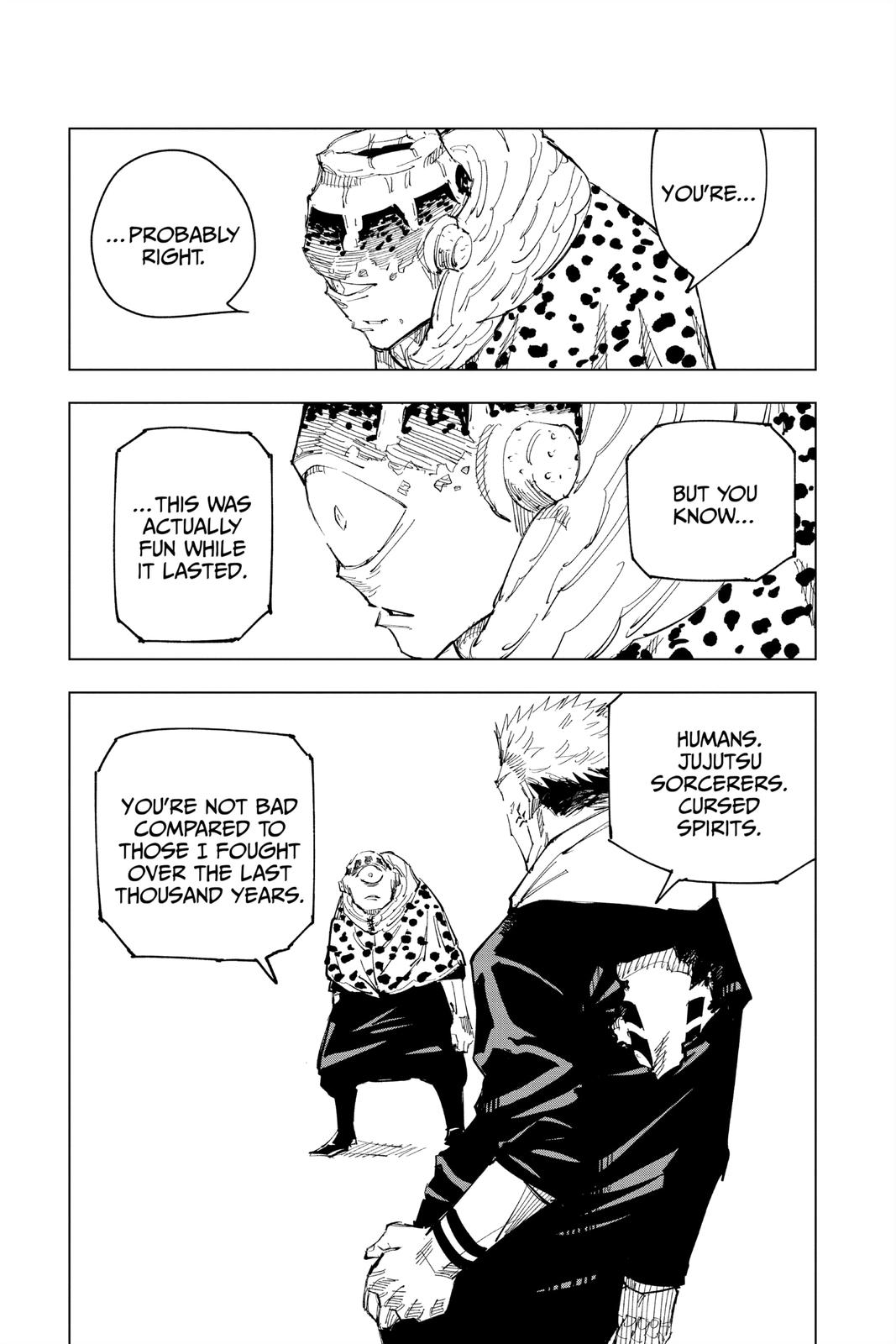 Jujutsu Kaisen Manga Chapter 116 page 17 - The Shibuya Incident, Part 34 scene