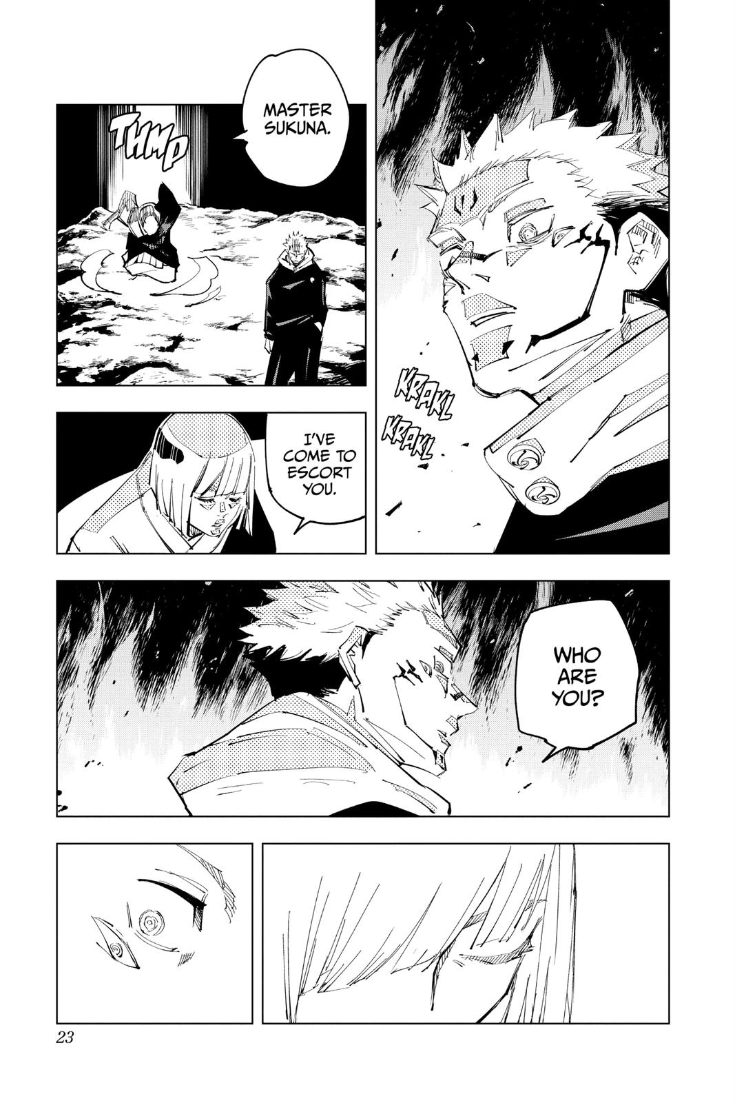 Jujutsu Kaisen Manga Chapter 116 page 20 - The Shibuya Incident, Part 34 scene
