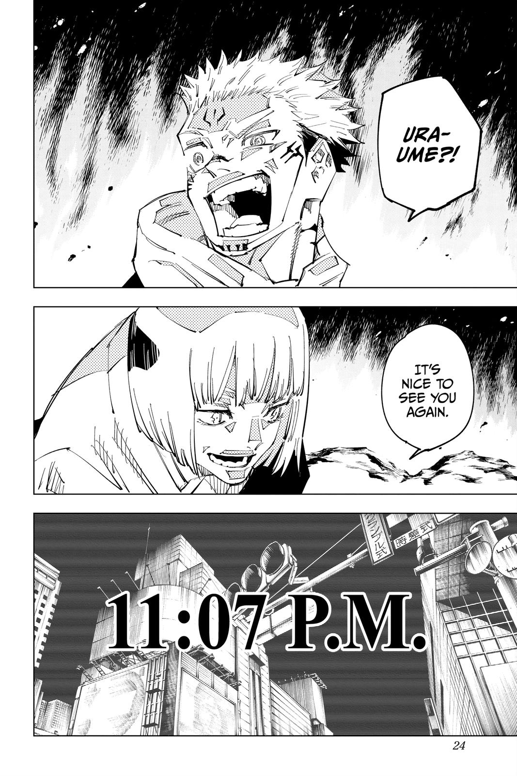 Jujutsu Kaisen Manga Chapter 116 page 21 - The Shibuya Incident, Part 34 scene