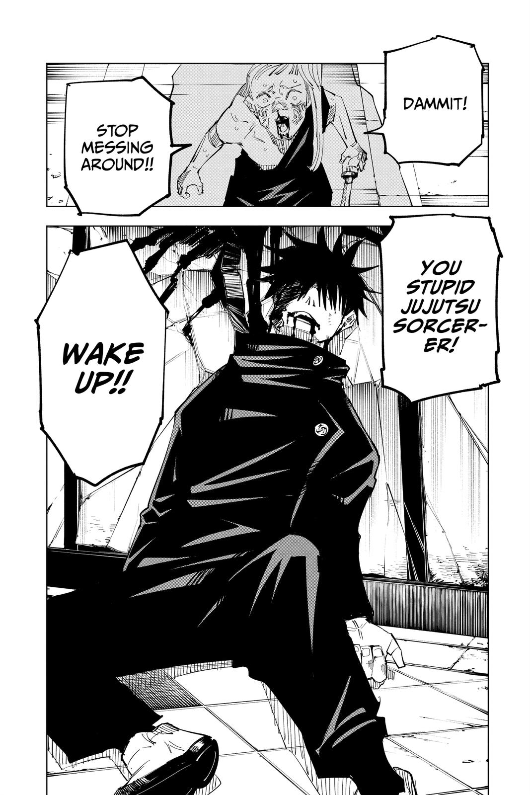 Jujutsu Kaisen Manga Chapter 116 page 22 - The Shibuya Incident, Part 34 scene