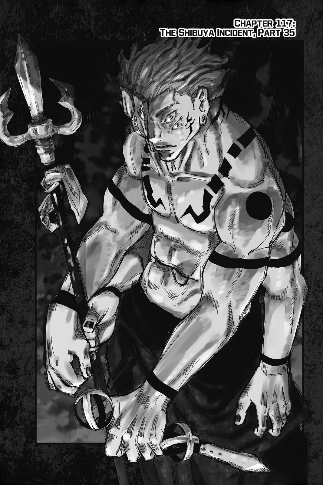 Jujutsu Kaisen Manga Chapter 117 page 1 - The Shibuya Incident, Part 35 scene