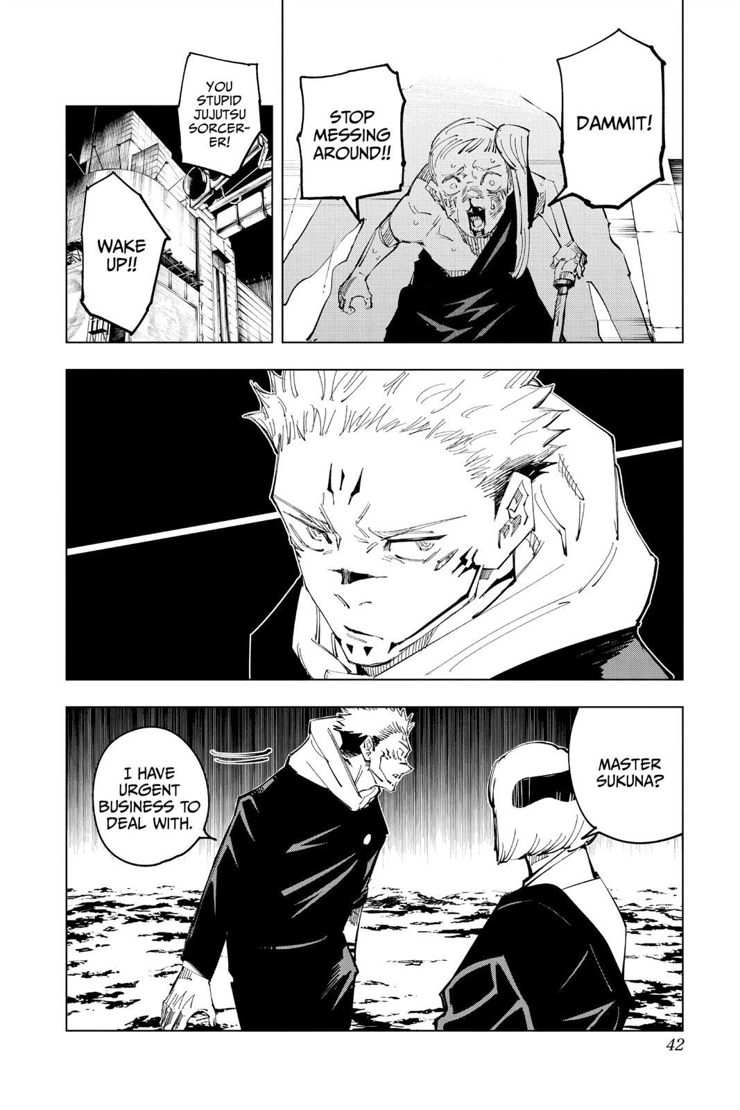 Jujutsu Kaisen Manga Chapter 117 page 14 - The Shibuya Incident, Part 35 scene