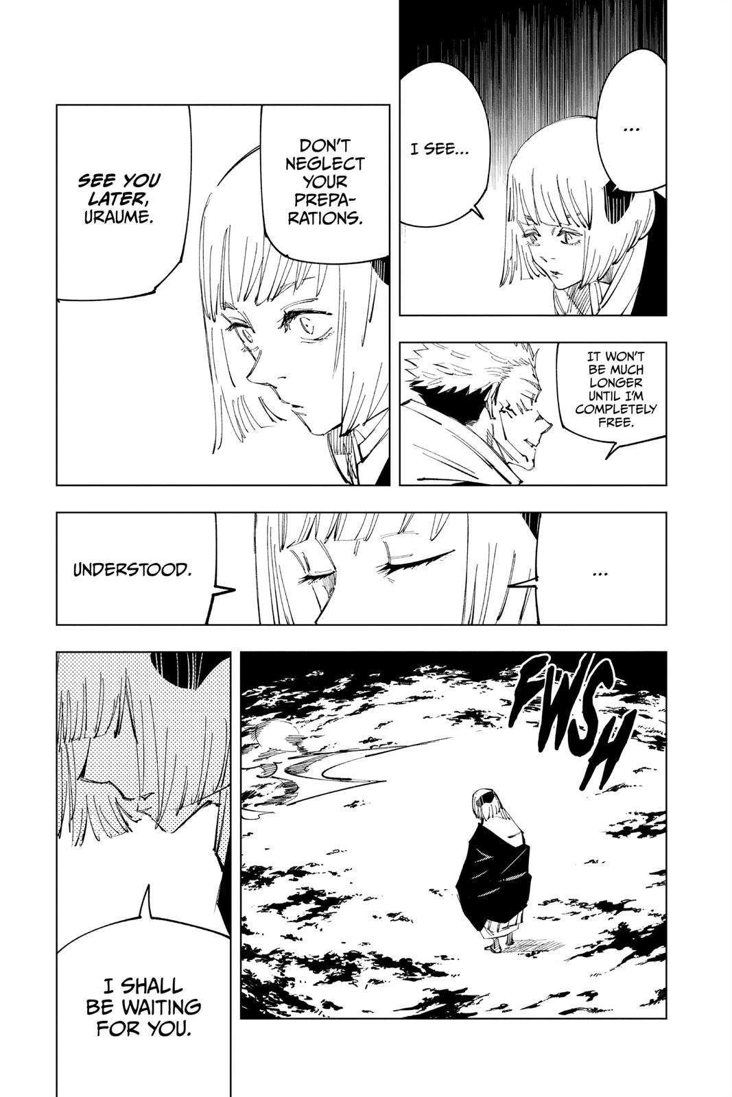 Jujutsu Kaisen Manga Chapter 117 page 15 - The Shibuya Incident, Part 35 scene