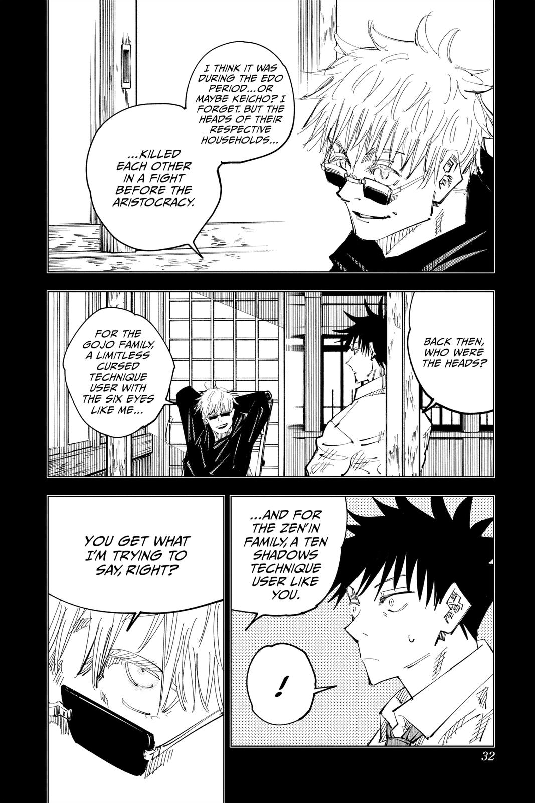 Jujutsu Kaisen Manga Chapter 117 page 6 - The Shibuya Incident, Part 35 scene