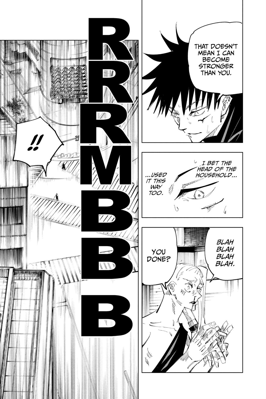 Jujutsu Kaisen Manga Chapter 117 page 7 - The Shibuya Incident, Part 35 scene