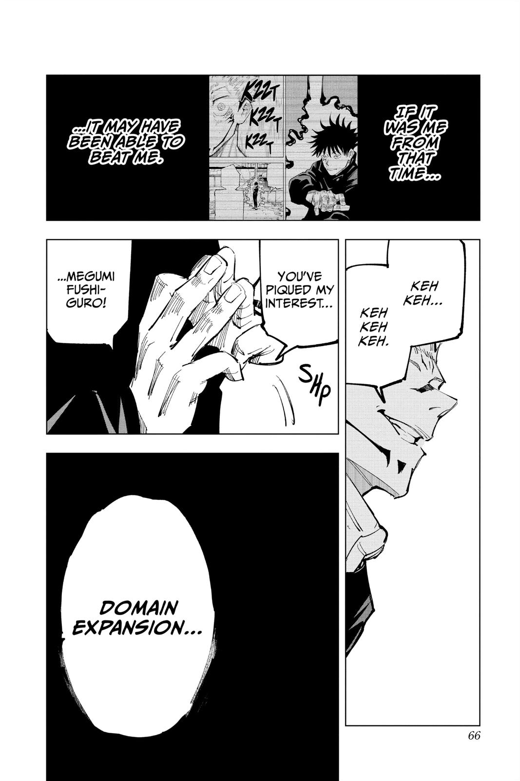 Jujutsu Kaisen Manga Chapter 118 page 16 - The Shibuya Incident, Part 36 scene