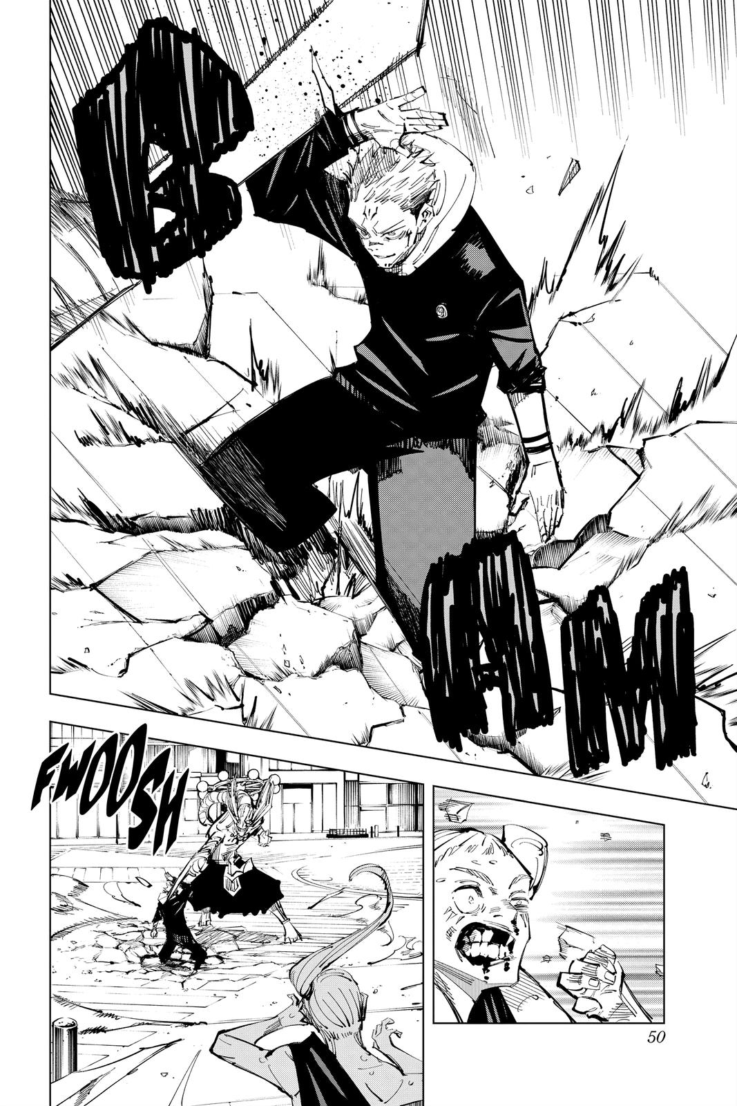 Jujutsu Kaisen Manga Chapter 118 page 2 - The Shibuya Incident, Part 36 scene