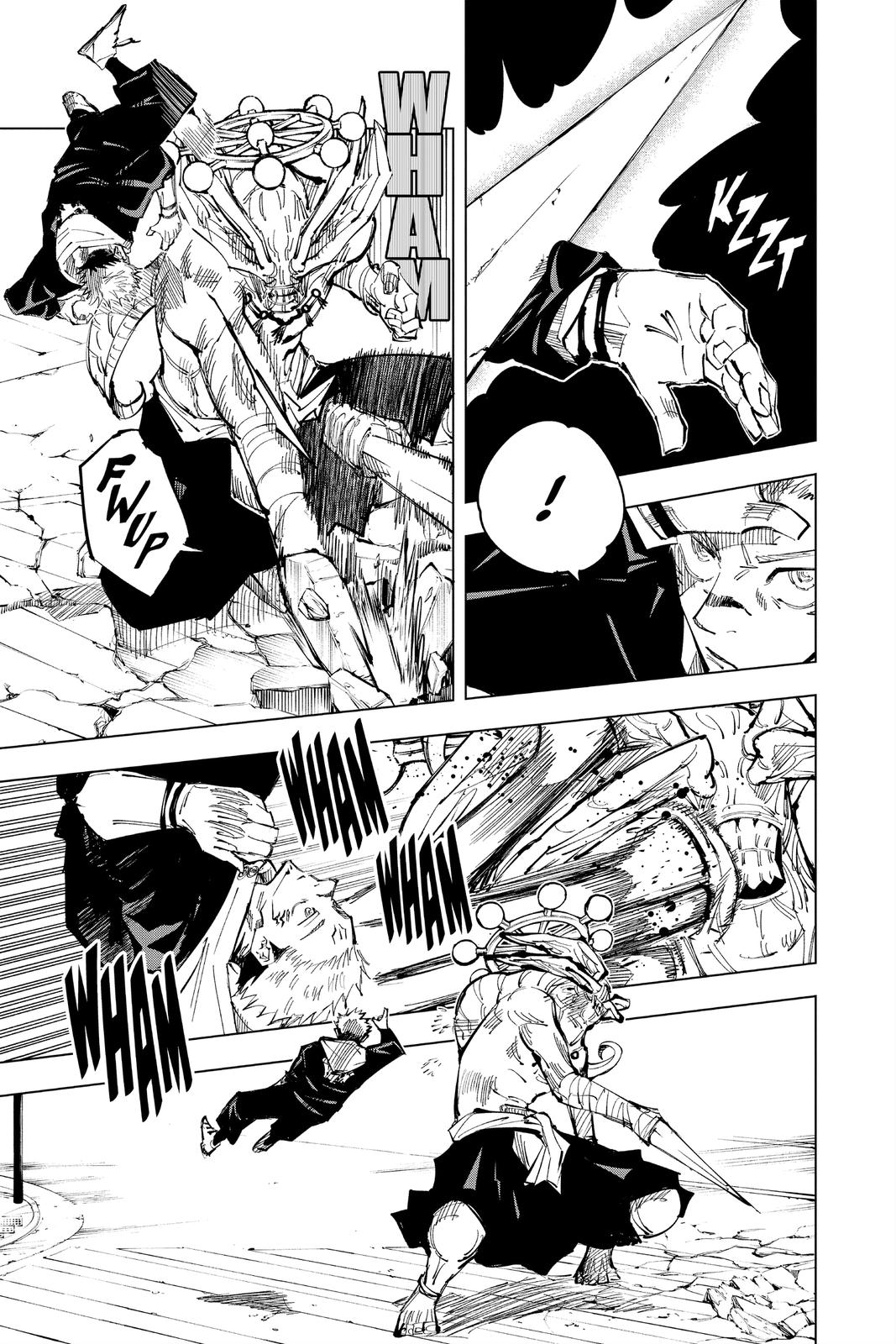 Jujutsu Kaisen Manga Chapter 118 page 3 - The Shibuya Incident, Part 36 scene