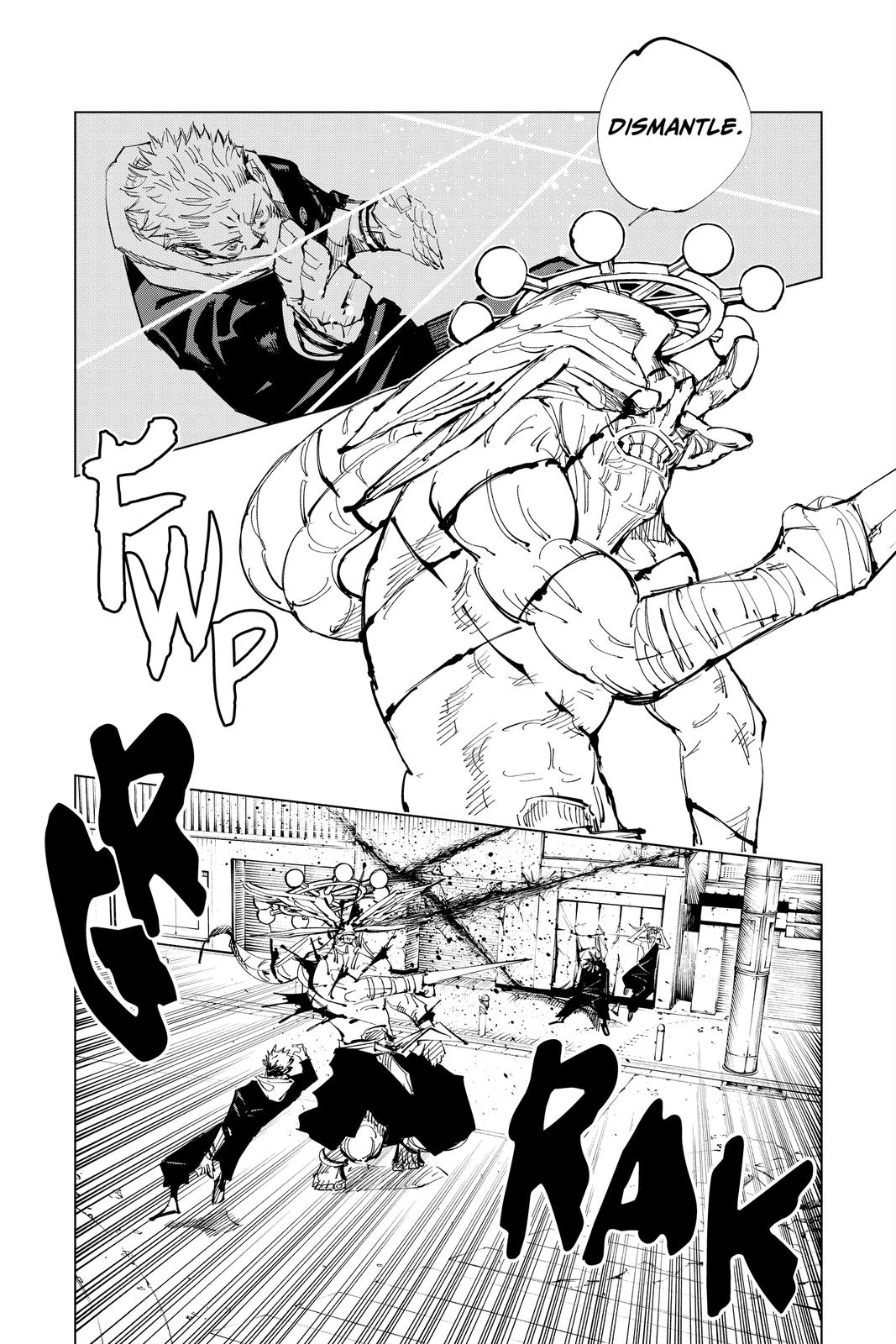 Jujutsu Kaisen Manga Chapter 118 page 4 - The Shibuya Incident, Part 36 scene