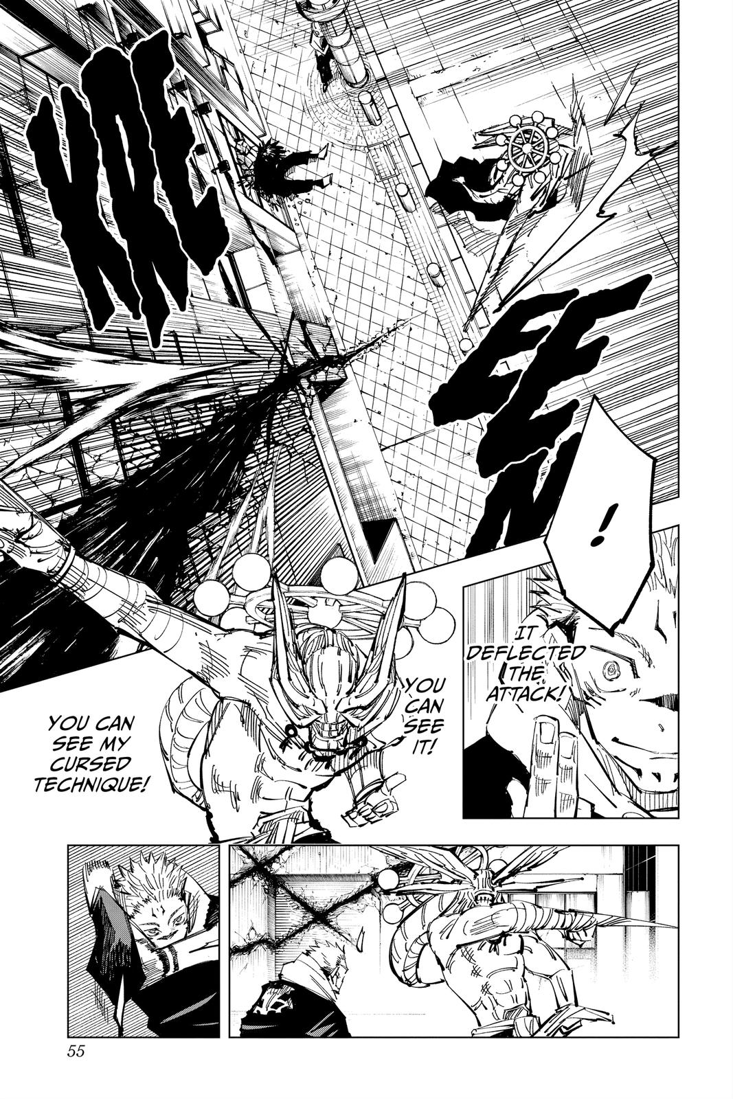 Jujutsu Kaisen Manga Chapter 118 page 7 - The Shibuya Incident, Part 36 scene