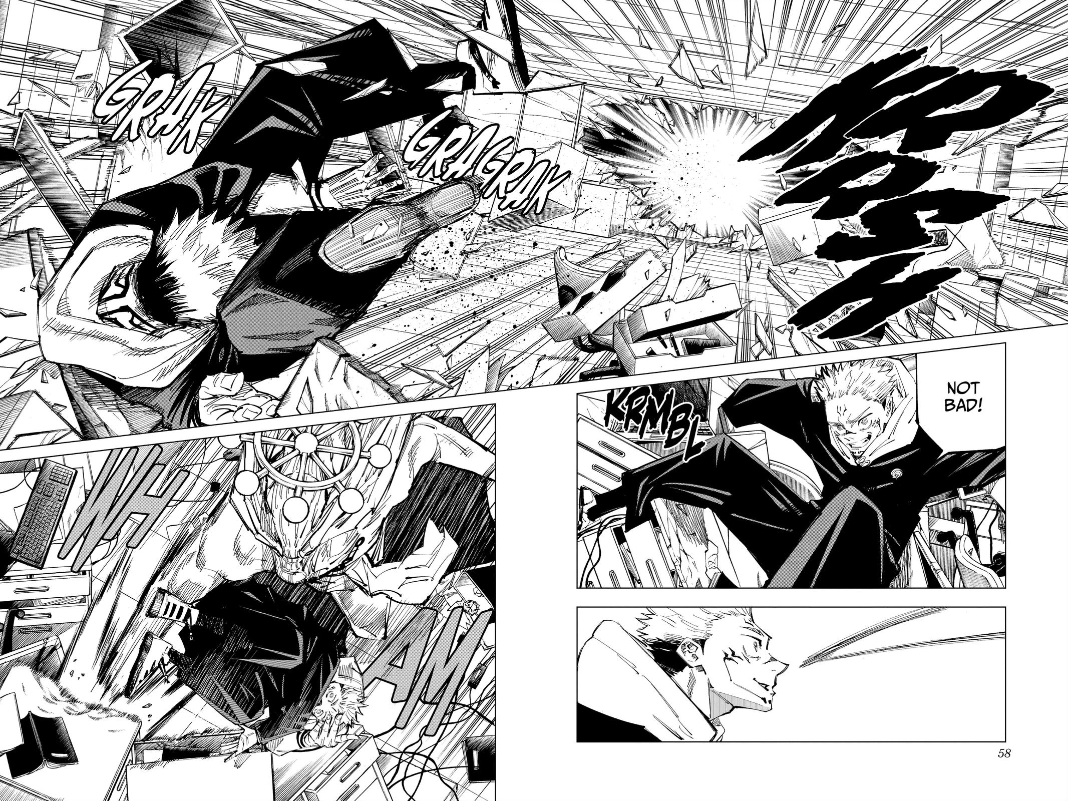 Jujutsu Kaisen Manga Chapter 118 page 9 - The Shibuya Incident, Part 36 scene