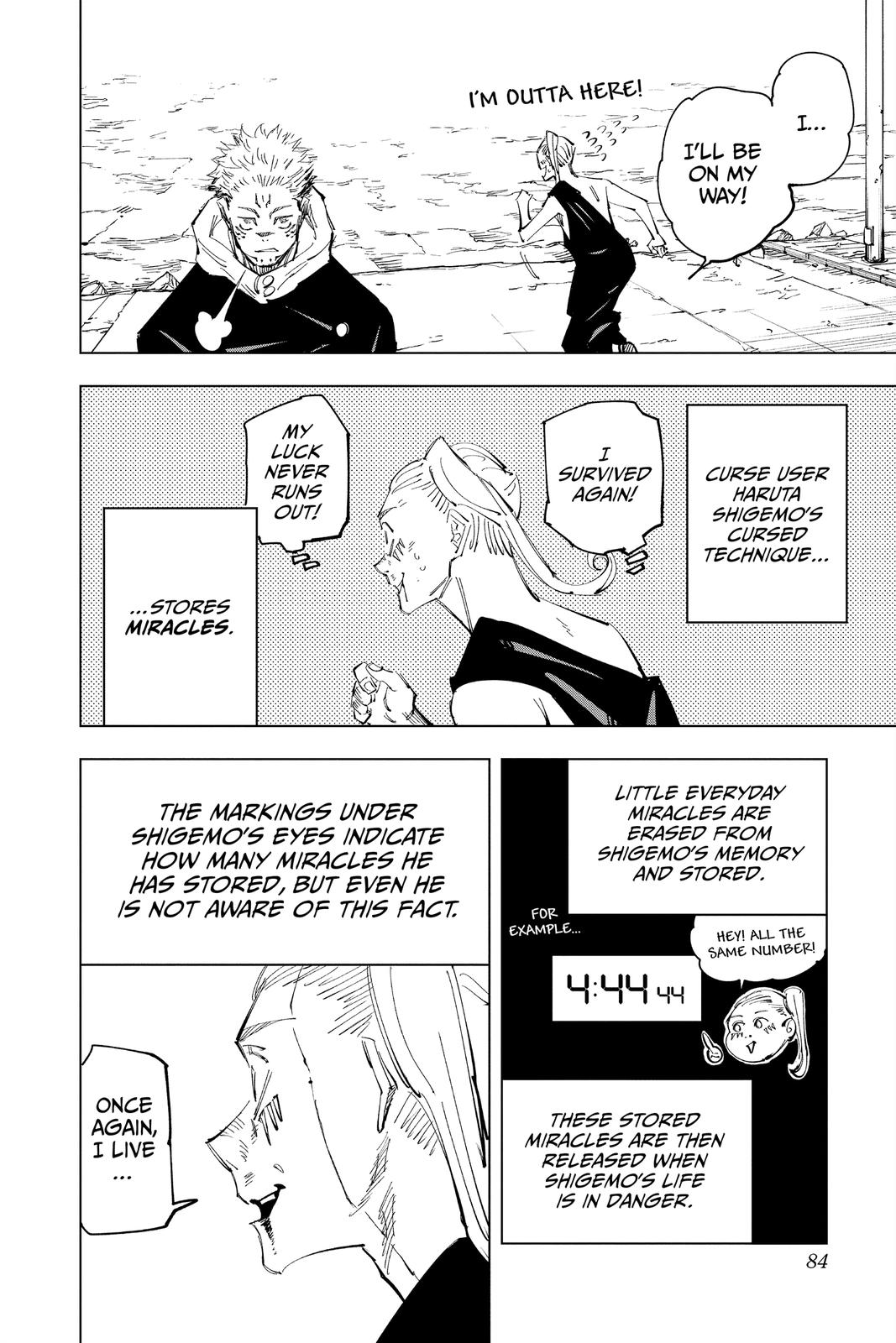 Jujutsu Kaisen Manga Chapter 119 page 12 - The Shibuya Incident, Part 37 scene