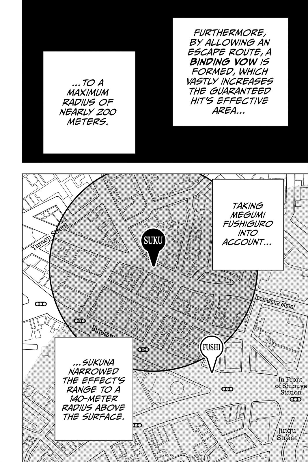 Jujutsu Kaisen Manga Chapter 119 page 3 - The Shibuya Incident, Part 37 scene