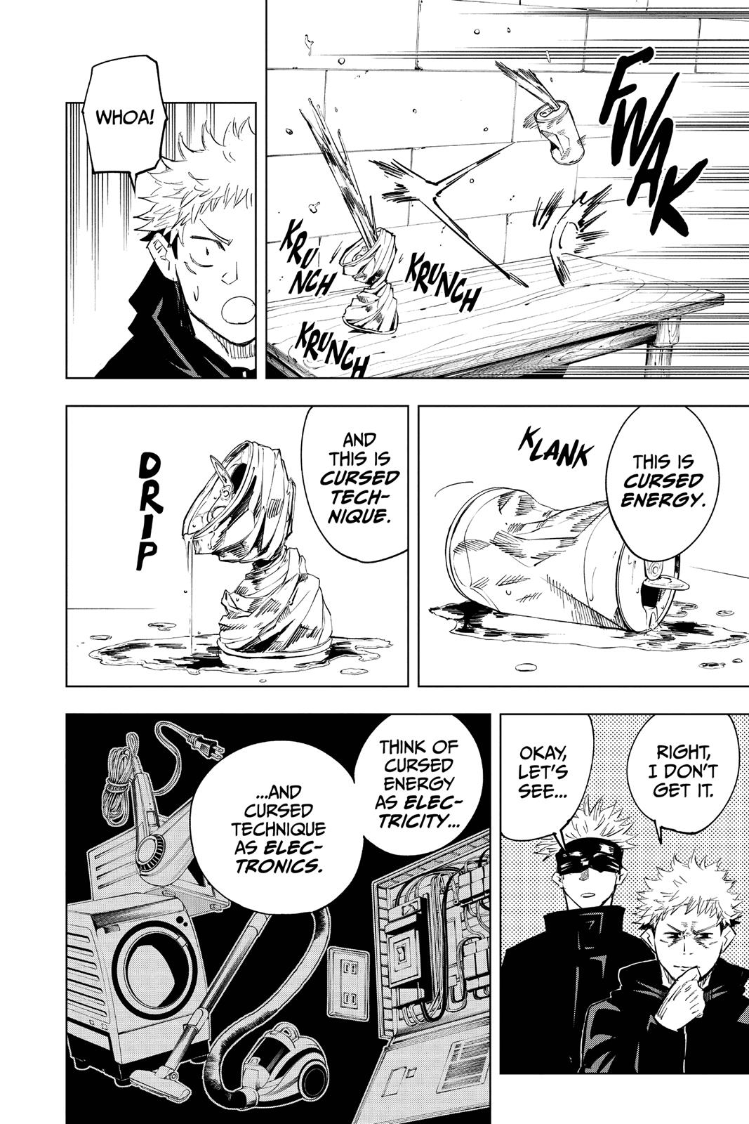 Jujutsu Kaisen Manga Chapter 12 page 12 - Pushing Forward scene