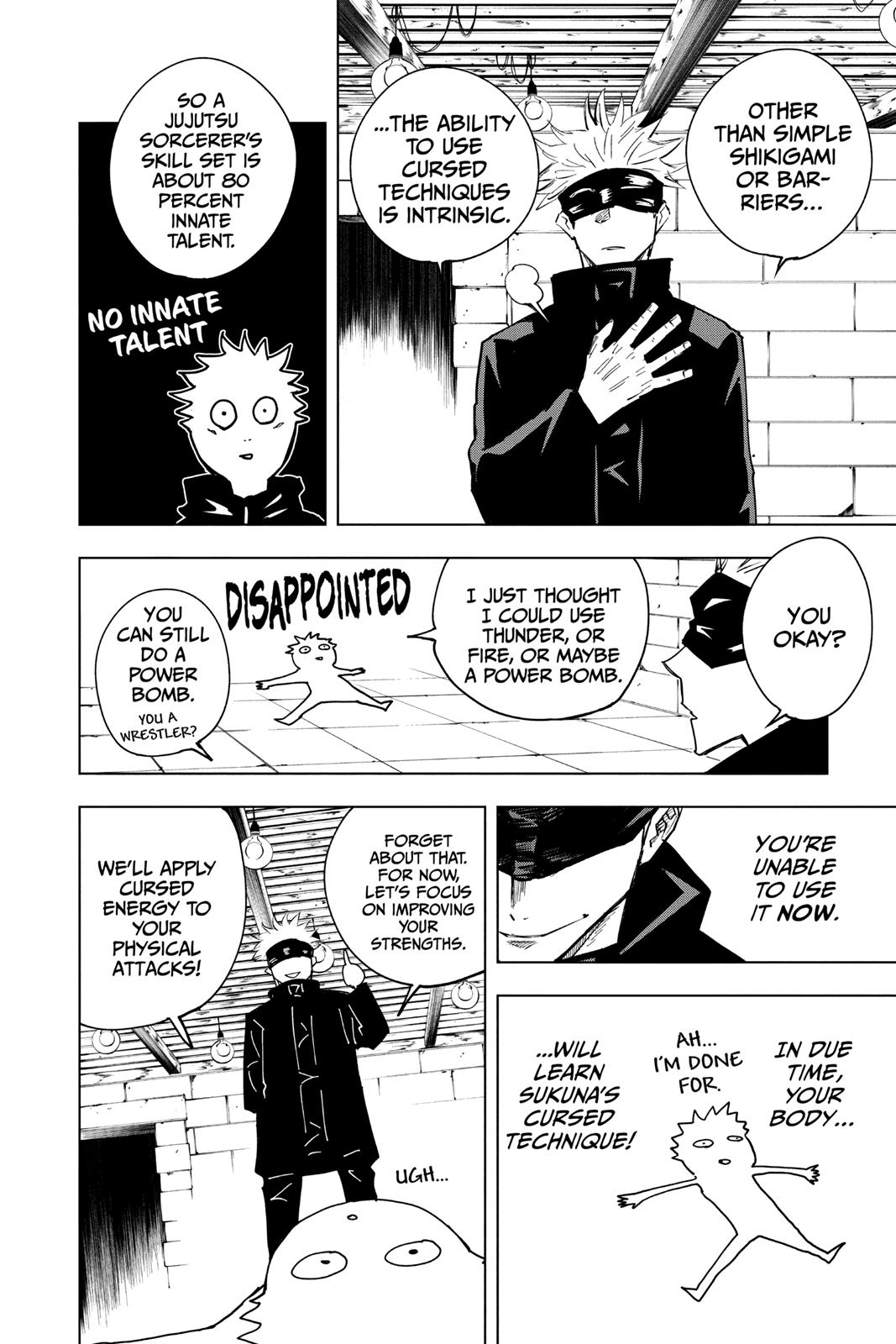 Jujutsu Kaisen Manga Chapter 12 page 14 - Pushing Forward scene
